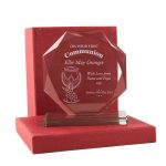 1st Holy Communion Engraved Glass Gift