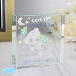 Love you to the Moon & Back Crystal Token