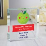 Thank You Teacher Personalised Glass Token