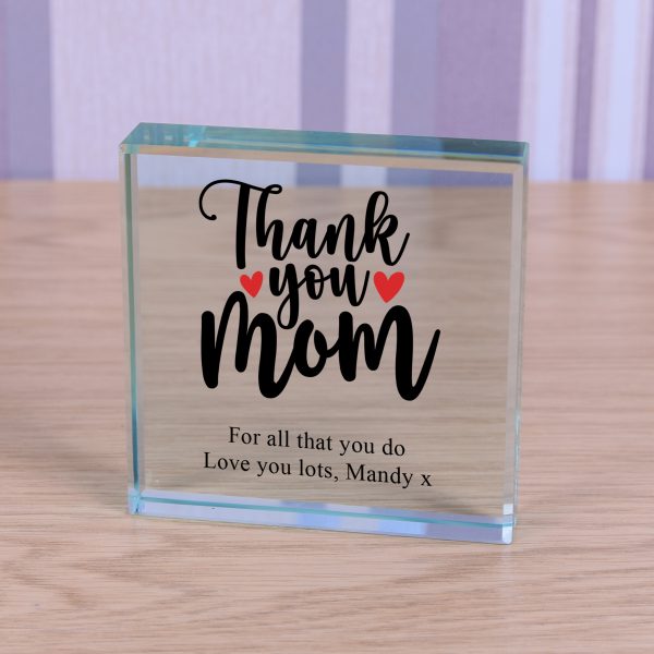 Glass Token - Thank You Mum