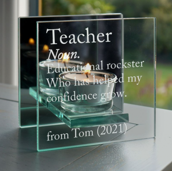 Teacher Thank You Tea Light Holder