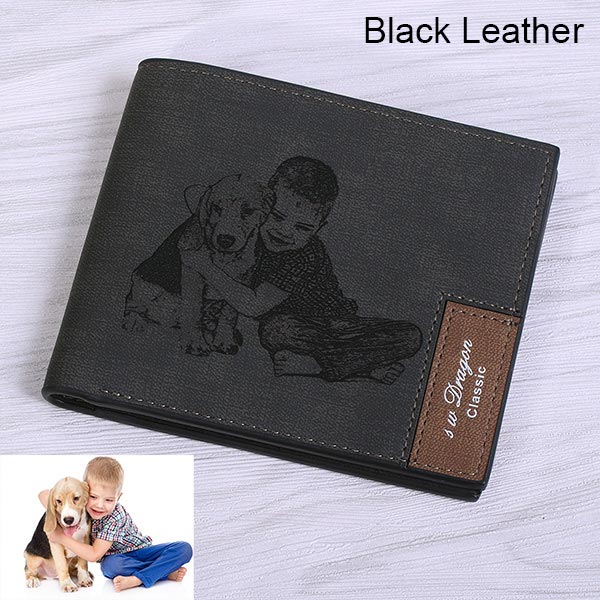 Men's Photo Leather Wallet