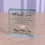 Happy Mothers Day Glass Token