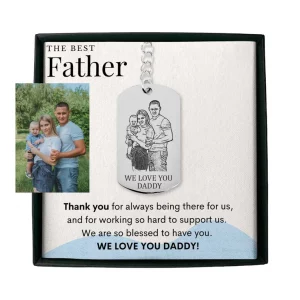 photo engraved fathers day gift