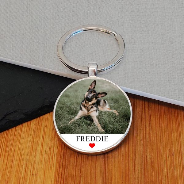 Photo Upload and Text Key Ring