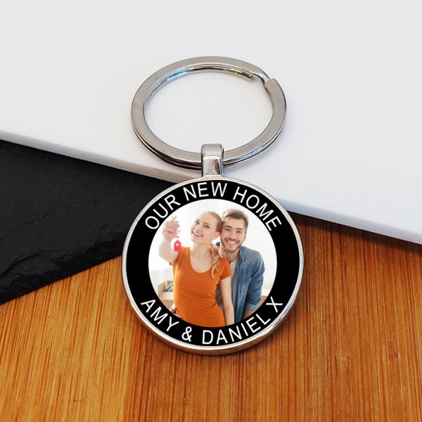 Photo Upload and Message Key Ring