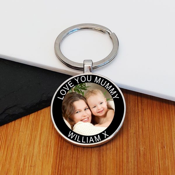 Love You Mummy Photo And Message Key Ring