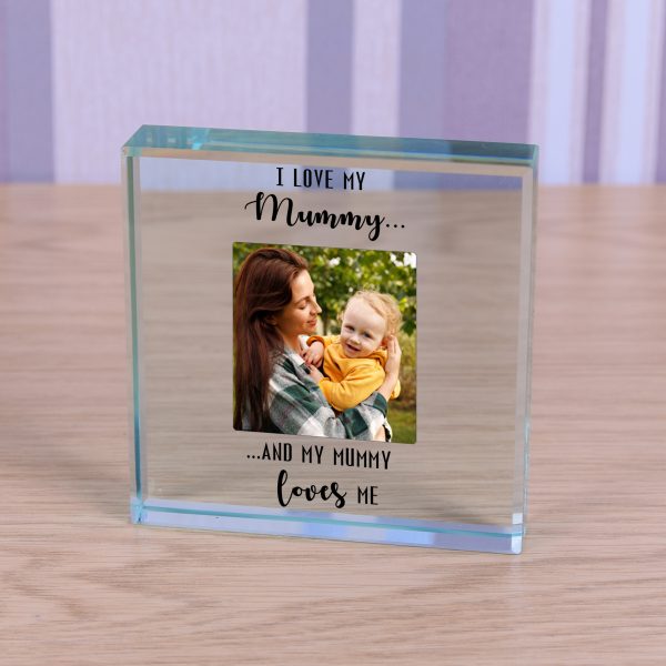 Glass Token - I Love My Mummy