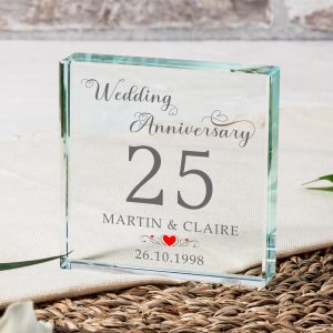 Glass Token - Wedding Anniversary