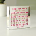 Personalised Hotchpotch My Favourite Crystal Token